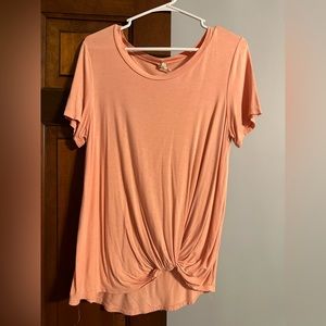 Knot detail at the bottom! Soft & comfortable!